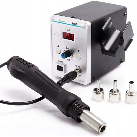 Techrebal Kunststoffschweißgerät 858D – Kunststoffdüsen – Netz MAX