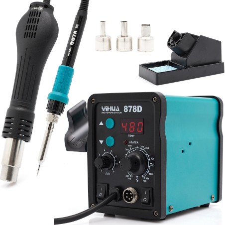 Techrebal YIHUA 878D Kunststoffschweißgerät mit Kunststoff-Set