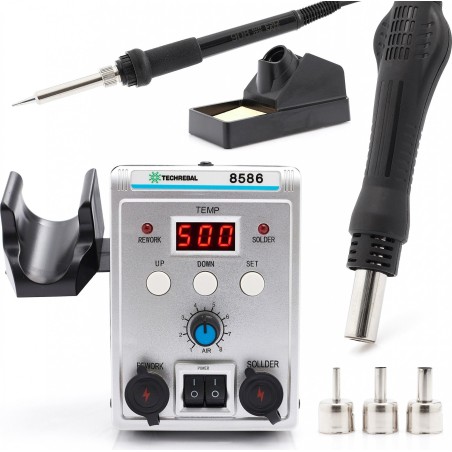 Techrebal KUNSTSTOFFSCHWEISSGERÄT 8586 SET MIT HEFTGERÄT UND HEFTKLAMMERN