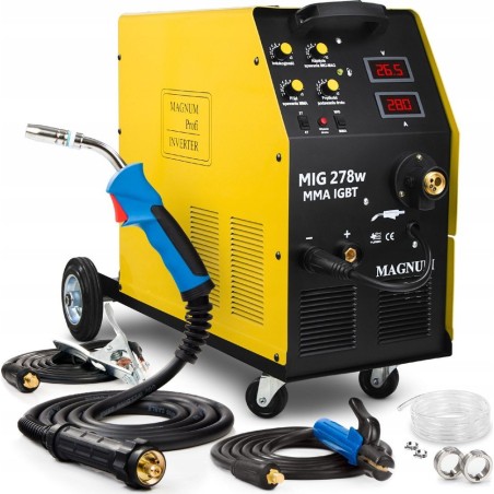 Inverter-Schweißgerät MIGOMAT MAGNUM MIG MAG MMA 400 V, 280 A + Adapter