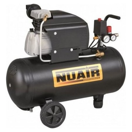 Nuair-Kompressor, ölgeschmiert, 50 l, 8 bar, 2 PS (1 Stück)
