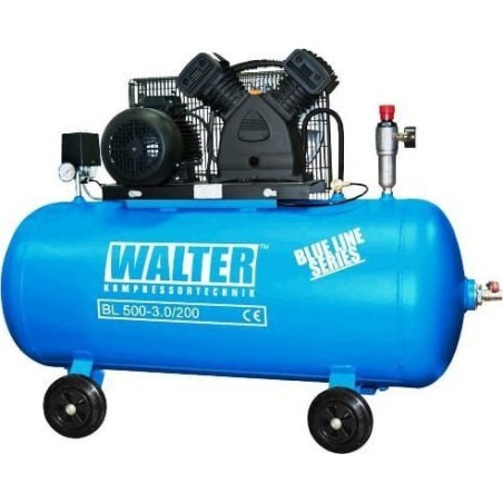 Walter-Kompressor, ölgeschmierter Kolbenkompressor BL500-3.0/200, 400 V (1 Stück)
