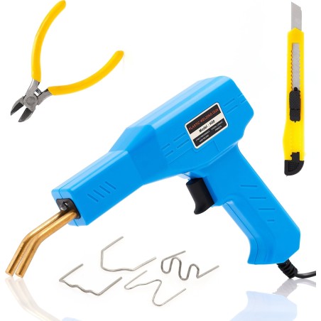 Techrebal Heftgerät, Schweißgerät, Kunststoffschweißgerät, Klebstoff, Drähte