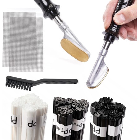 Kunststoffschweißgerät, Lötkolben, Schweißgerät, Lötzinn, Kunststoffkleber, 2x Netz