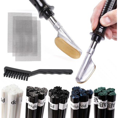 Kunststoffschweißgerät, Lötkolben, 50 W, Kunststoffkleber, Netz, Set