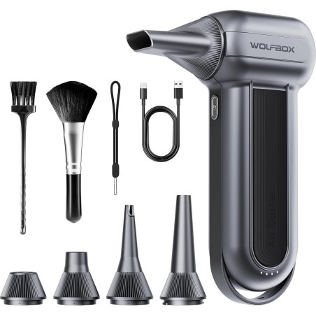 WOLFBOX MF100 Luftkompressor, 150.000 U/min, Akku, kabellos, neu