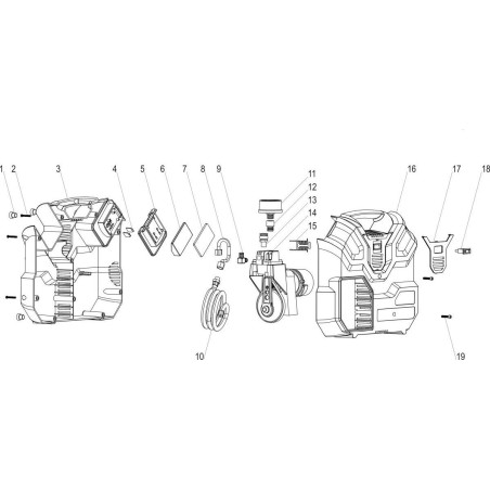 Dedra-Kompressor, komplett
