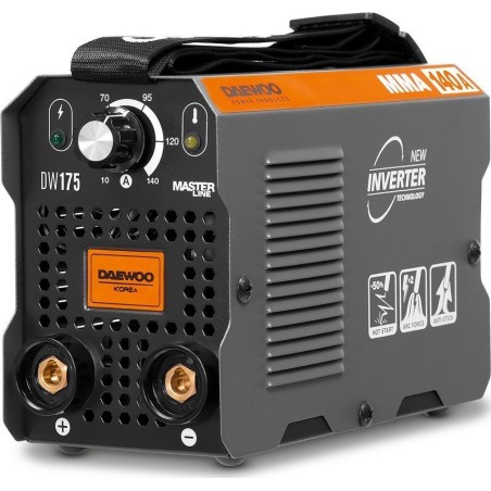 Daewoo DAEWOO DW 175 Inverter-Schweißgerät für MMA-Schweißen, 140 A