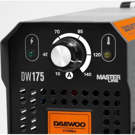 Daewoo DAEWOO DW 175 Inverter-Schweißgerät für MMA-Schweißen, 140 A