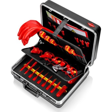 Knipex Werkzeugkoffer BASIC E-MOBILITÄT 465 × 200 × 410 mm