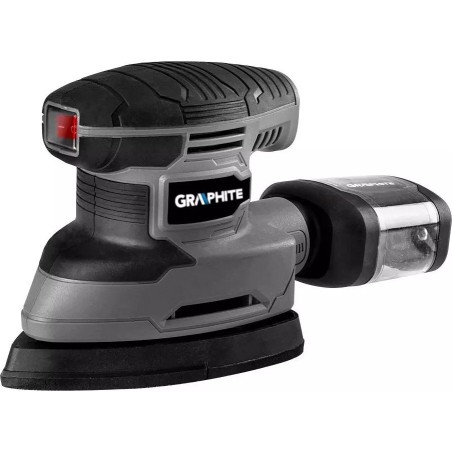 Graphite-Schleifmaschine Delta-Oszillationsschleifer 180 W, Schleifplatte 140 x 140 x 80 mm 59G336