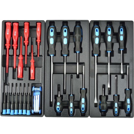 Triton-Werkzeugwagen Werkzeugschrank mit Ausstattung (245 Teile) G10831 GEKO