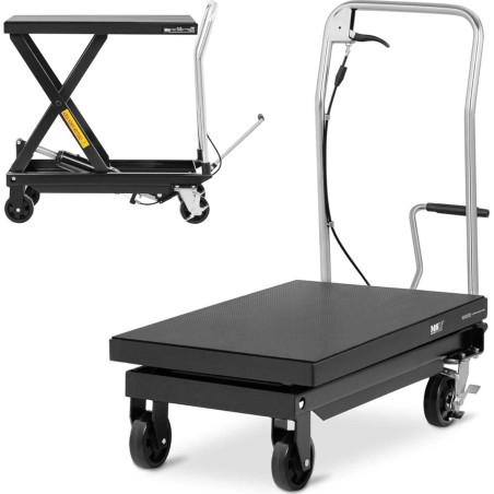 Werkzeugwagen MSW Scherenhubtischwagen für Transport und Heben 815 x 500 mm 500 kg Scherenhubtischwagen für Transport