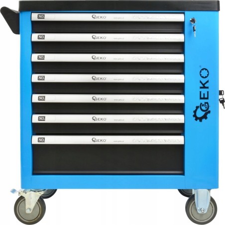 Werkzeugwagen Geko Werkzeugschrank mit Ausstattung (243 Teile) G10833 GEKO