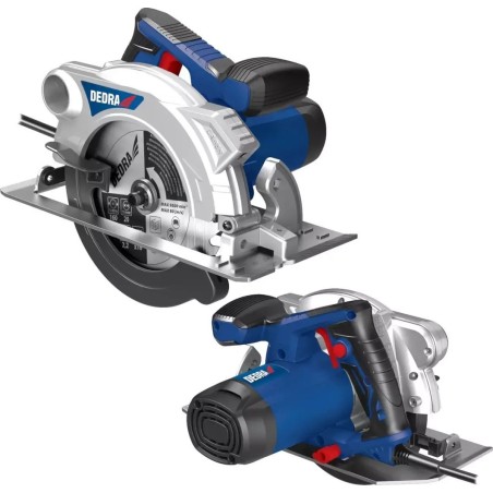 Dedra-Kreissäge Handkreissäge 1500 W, 185 mm, mit Laser