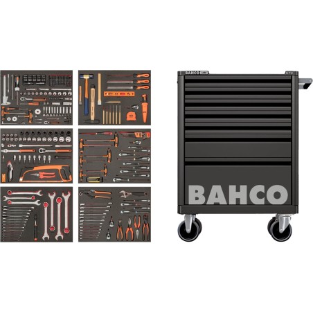 Bahco-Werkzeugwagen Werkzeugwagen mit 346-teiligem Werkzeugset von BAHCO