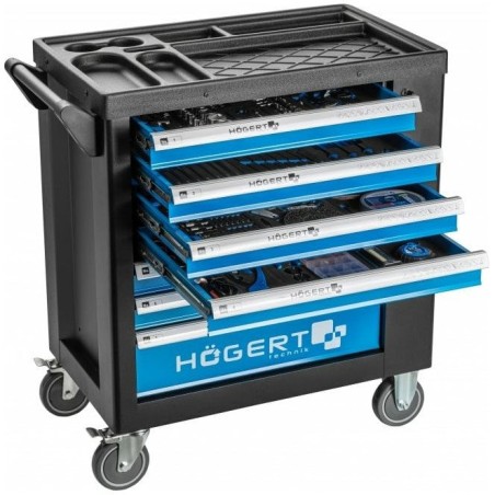 HOGERT WORKSHOP TROLLEY + 544 Werkzeuge
