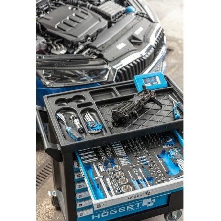 HOGERT WORKSHOP TROLLEY + 544 Werkzeuge