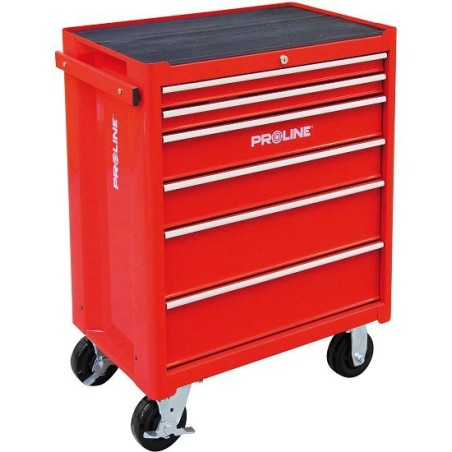 Pro-Line-Werkzeugwagen mit 6 Schubladen und Zubehör (33117)