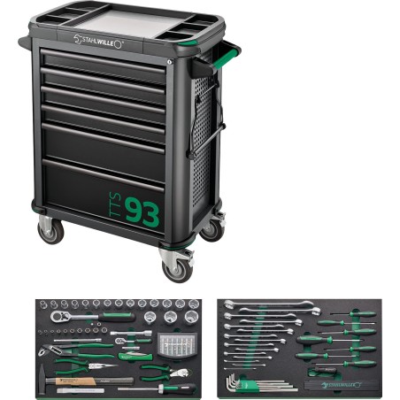 Werkzeugwagen Sourcing Tool Trolley mit Werkzeugen STAHLWILLE TTS 93/130