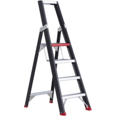 Lero TAURUS Einseitige Leiter (Höhe 95 cm, 4 Sprossen)