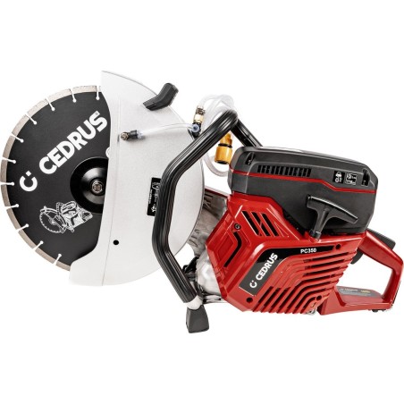 Kettensäge Cedrus CEDRUS PC350 – HANDBETRIEBENE BENZIN-BAU-KETTENSÄGE FÜR BETON UND ASPHALT  350 mm, 4,8 PS – OFFIZIELL