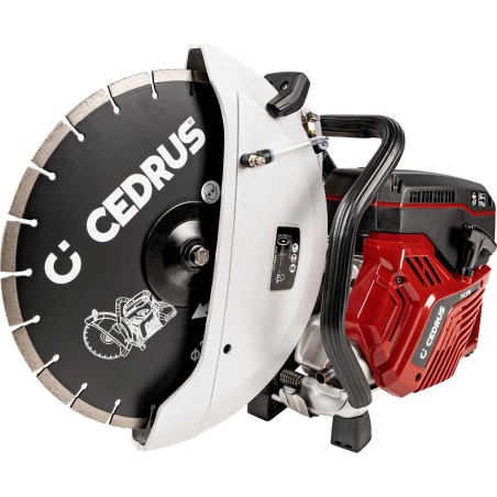 Kettensäge Cedrus CEDRUS PC350 – HANDBETRIEBENE BENZIN-BAU-KETTENSÄGE FÜR BETON UND ASPHALT  350 mm, 4,8 PS – OFFIZIELL