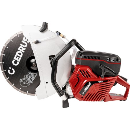Kettensäge Cedrus CEDRUS PC400 – HANDBETRIEBENE BENZIN-BAU-KETTENSÄGE FÜR BETON UND ASPHALT  400 mm, 4,8 PS – OFFIZIELL