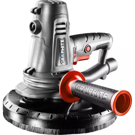 Graphite-Schleifmaschine Gips-Schleifmaschine 1050 W, Scheibe 225 mm, mit Staubabsaugung 59G262