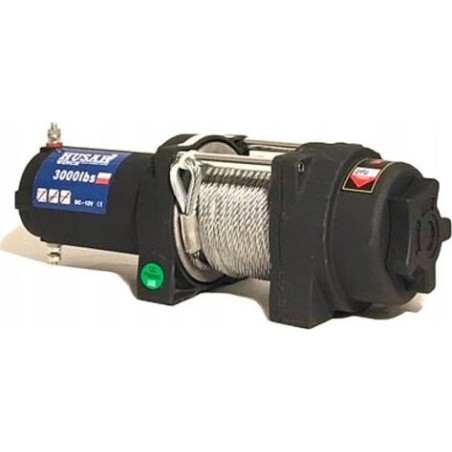 Husar Elektrische Seilwinde mit Stahlseil BST S 3000 LBS