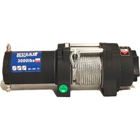 Husar Elektrische Seilwinde mit Stahlseil BST S 3000 LBS
