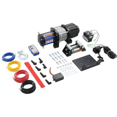 vidaXL Elektrische Winde, 12 V, 4500 lb, 2040 kg, mit Fernbedienung