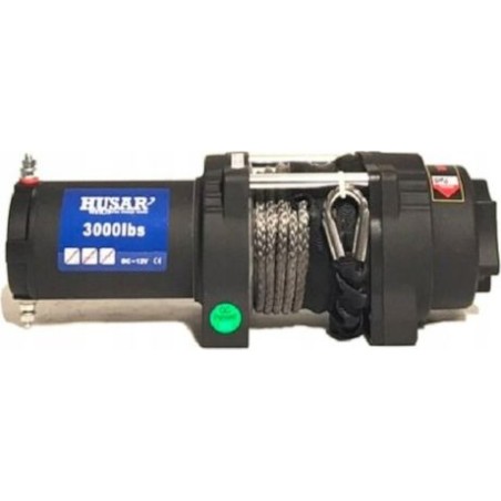 Husar Elektrische Seilwinde mit Kunststoffseil BST S 3000 LBS