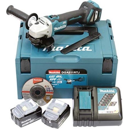 Makita-Schleifmaschine: Winkelschleifer FI 125 18V-LI DGA511RTJ MAKITA (DGA511RTJ) – NAKMAKSKA0026
