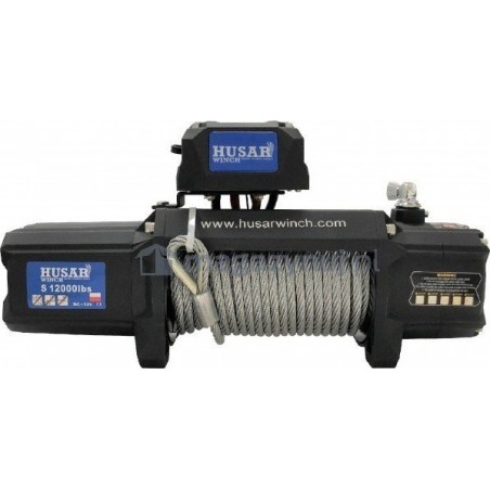 Husar Elektrische Seilwinde BST 12000 lbs, Stahlseil (12 V)