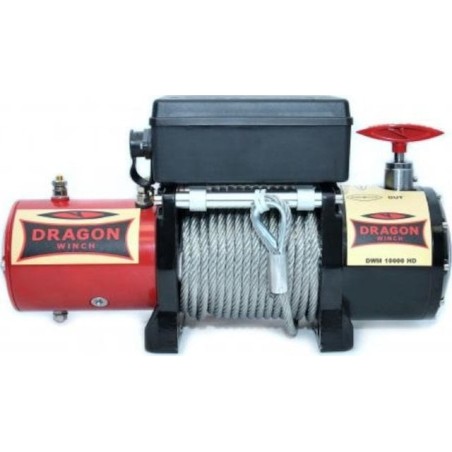 Elektrische Seilwinde DWM 10000 HD 12 V, Zugkraft 4536 kg, Seillänge 24 m (Stahlseil)
