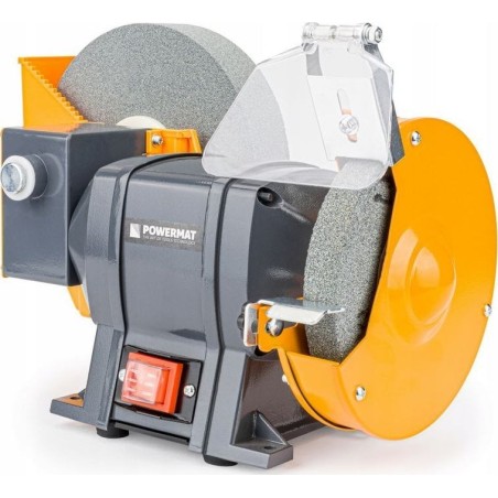 Powermat-Schleifmaschine Tischschleifmaschine 1850 W, 2 Schleifscheiben (Trocken- und Nassschliff) Powermat PM-SS-1850M-SM