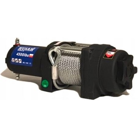 Husar Elektrische Seilwinde mit Stahlseil BST S 4500 LBS