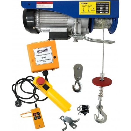 Husar Elektrische Seilwinde BST P 150/300 kg mit Funkfernbedienung