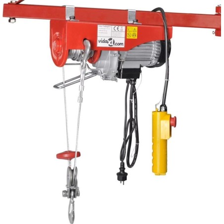 vidaXL Elektrische Winde, 1000 W, 200/400 kg