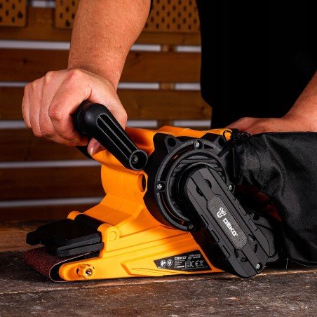 1010-W-Netz-Bandschleifmaschine für Holz – leistungsstarke Bandschleifmaschine von DEKO