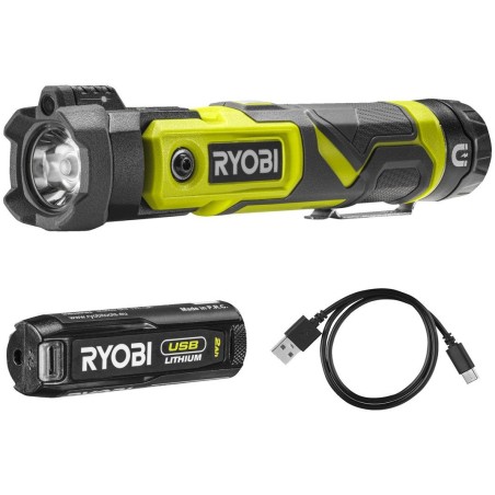 Akku-Scheinwerfer RYOBI RLP4-120G, 4,0 V, 2,0 Ah Li-Ion, 500 lm