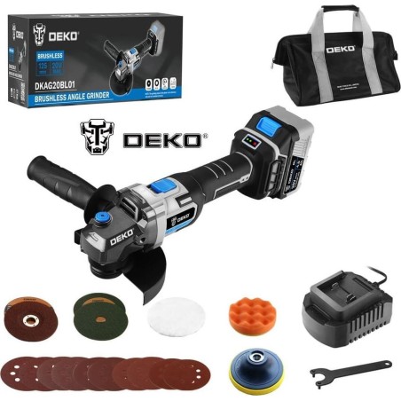 Schleifmaschine Deko DKAG20BL01-S5