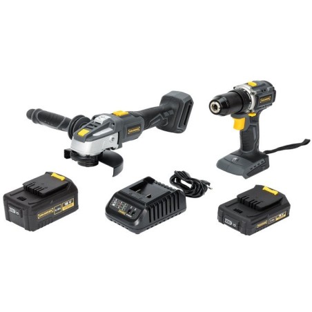 Werkzeugset CD-B0A18 AG-B0118E 18 V BL 2+4 Ah