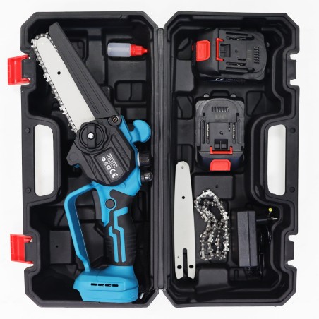 Mini-Akkukettensäge für Äste, Handkettensäge, Astsäge