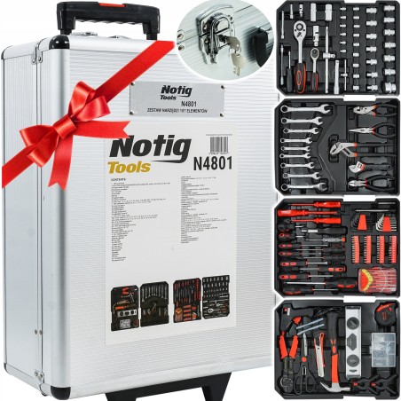 Meistro-Werkzeugset NOTIG TOOLS N4801, 187-teilig