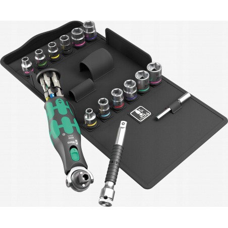 Wera-Werkzeugset Wera 8009 Zyklop Pocket Set 4 Ratchet Set  metrisch / imperial