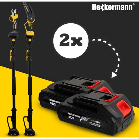 Heckermann-Kettensäge Heckermann-Elektrokettensäge und -Gartenschere 2-in-1 SOGZG-02