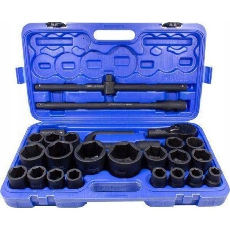 Forcekraft-Werkzeugset 26-teiliges Steckschlüsselset 3/4" – 1"  Sechskant   /FORCEKRAFT