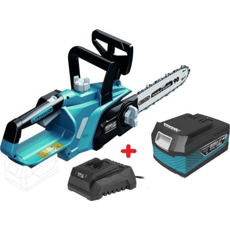 Dedra Akku-Kettensäge DED7095ML mit 4-Ah-Akku und Ladegerät